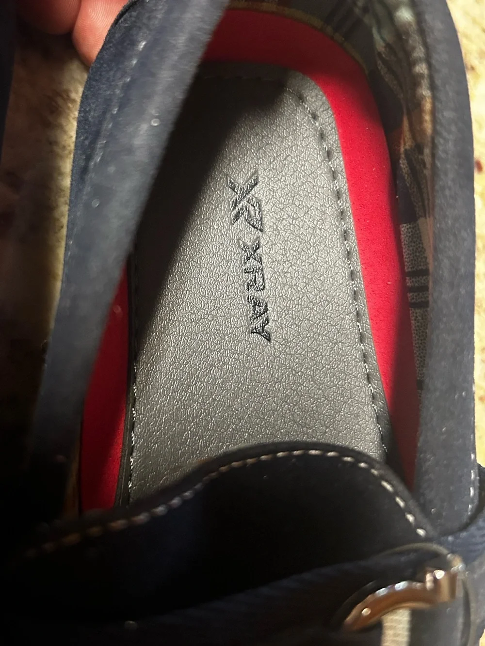 NWT Boy’s 12 Navy Blue Suede Slip-On Loafers Dress Shoes